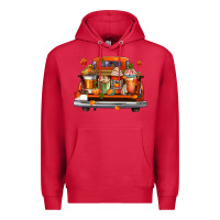 Cardinal coffee cups truck Premium Hoodie - CowGirlArtShop