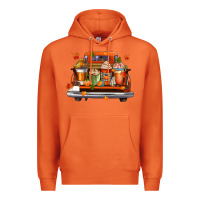 Carrot coffee cups truck Premium Hoodie - CowGirlArtShop