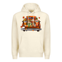 Sandshell coffee cups truck Premium Hoodie - CowGirlArtShop
