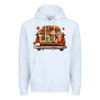 White coffee cups truck Premium Hoodie - CowGirlArtShop