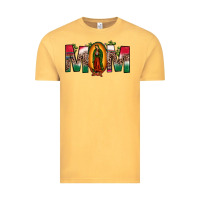 Vintage Mustard mexican flag our lady of guadalupe mom leopard Vintage Tee - JahusDesignShop