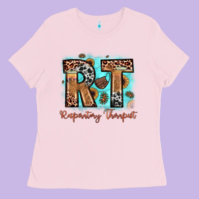 Rt Respiratory Therapist Ladies Tee Designed By Jahusdesignshop
