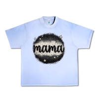 Grape Ice leopard mama Urban Heavy Tee - MaliasSmallBusiness