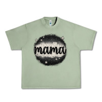 Oil Green leopard mama Urban Heavy Tee - MaliasSmallBusiness