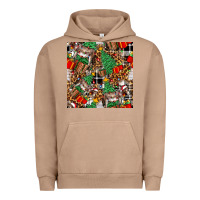 Pigment Burro christmas donkey Urban Hoodie - FaDigitalArtStudio