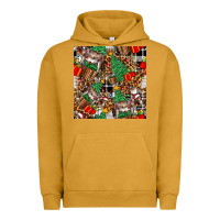Pigment Peanut Butter christmas donkey Urban Hoodie - FaDigitalArtStudio