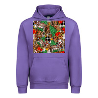Tulip christmas donkey Urban Hoodie - FaDigitalArtStudio
