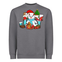 Joy Christmas With Snowman Bbs Heavyweight Sweatshirt | Teevron
