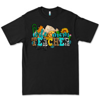 Black wife mom teacher with sunflowers Premium Tee - AdoDesignShop