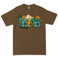 Cacao wife mom teacher with sunflowers Premium Tee - AdoDesignShop
