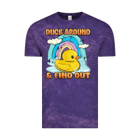 Cloud Purple duck around and find out Vintage Tee - MaliasSmallBusiness