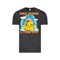 Vintage Black duck around and find out Vintage Tee - MaliasSmallBusiness