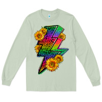 Matcha LGBTQ+ Lightnin' Bolt With Sunflower Long Sleeve Tee - BundleAndBundleShop