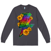 Smoke LGBTQ+ Lightnin' Bolt With Sunflower Long Sleeve Tee - BundleAndBundleShop