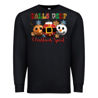 Black balls deep christmas spirit Premium Sweatshirt - CowGirlArtShop