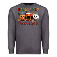 Charcoal Heather balls deep christmas spirit Premium Sweatshirt - CowGirlArtShop
