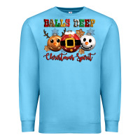 Ocean Blue balls deep christmas spirit Premium Sweatshirt - CowGirlArtShop