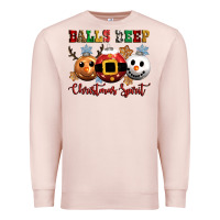 Balls Deep Christmas Spirit Premium Sweatshirt | Teevron
