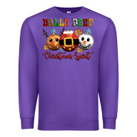 Purple balls deep christmas spirit Premium Sweatshirt - CowGirlArtShop