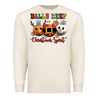 Sandshell balls deep christmas spirit Premium Sweatshirt - CowGirlArtShop