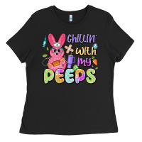 Black chillin' with my peeps Ladies Tee - Artiststas