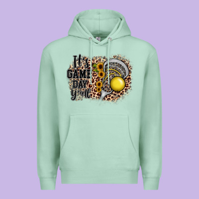 It's Game Day Y'all Lacrosse Premium Hoodie Designed By Jahusdesignshop