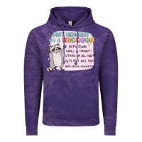 Cloud Purple just realized im a raccoon Vintage Hoodie - MaliasSmallBusiness