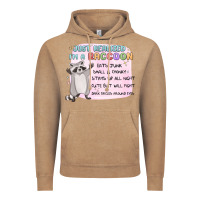 Vintage Coffee just realized im a raccoon Vintage Hoodie - MaliasSmallBusiness