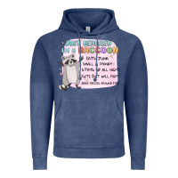 Vintage Denim just realized im a raccoon Vintage Hoodie - MaliasSmallBusiness
