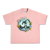 Salmon just breathe Urban Heavy Tee - MaliasSmallBusiness