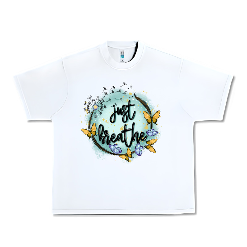 Just Breathe Urban Heavy Tee by MaliasSmallBusiness | Teevron