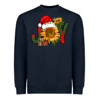 Joy Christmas With Sunflower Bbs Heavyweight Sweatshirt | Teevron