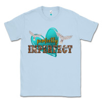 Dusty Blue perfectly imperfect Classic Tee - NancyCooperArtShop