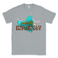 Heather Grey perfectly imperfect Classic Tee - NancyCooperArtShop