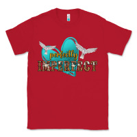 Red perfectly imperfect Classic Tee - NancyCooperArtShop