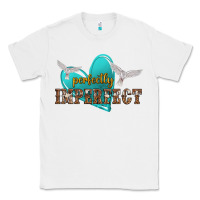White perfectly imperfect Classic Tee - NancyCooperArtShop