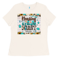 Bone nursing is a work of heart Ladies Tee - JahusDesignShop