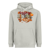 Moon Dust leaves and lattes Heavyweight Hoodie - CowGirlArtShop