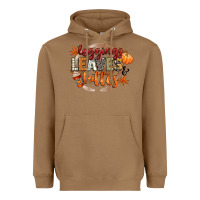 Toasted Coconut leaves and lattes Heavyweight Hoodie - CowGirlArtShop