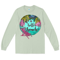 Matcha life is better at the beach Long Sleeve Tee - JahusDesignShop