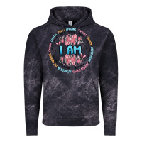 Cloud Black i am inspiration Vintage Hoodie - MaliasSmallBusiness