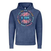 Vintage Denim i am inspiration Vintage Hoodie - MaliasSmallBusiness