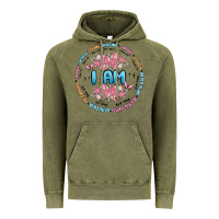 Vintage Olive i am inspiration Vintage Hoodie - MaliasSmallBusiness