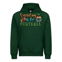 Forest Green sunday is for football Urban Hoodie - BundleAndBundleShop