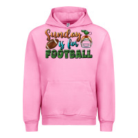 Fuchsia Pink sunday is for football Urban Hoodie - BundleAndBundleShop