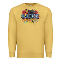 Antique Gold #done class of 2024 Premium Sweatshirt - CowGirlArtShop