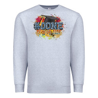 Heather Grey #done class of 2024 Premium Sweatshirt - CowGirlArtShop