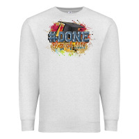 Oatmeal Heather #done class of 2024 Premium Sweatshirt - CowGirlArtShop