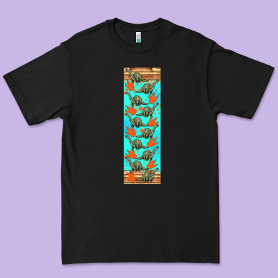 Dinosaur Brontosaurus Pen Wrap Premium Tee Designed By Artiststas