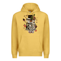 Antique Gold walking in a winter wonderland Premium Hoodie - CowGirlArtShop